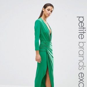 Sexy green wrap dress Uk 10